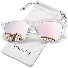 女式偏光太阳镜女式时尚设计师镜面 UV400 防护太阳镜