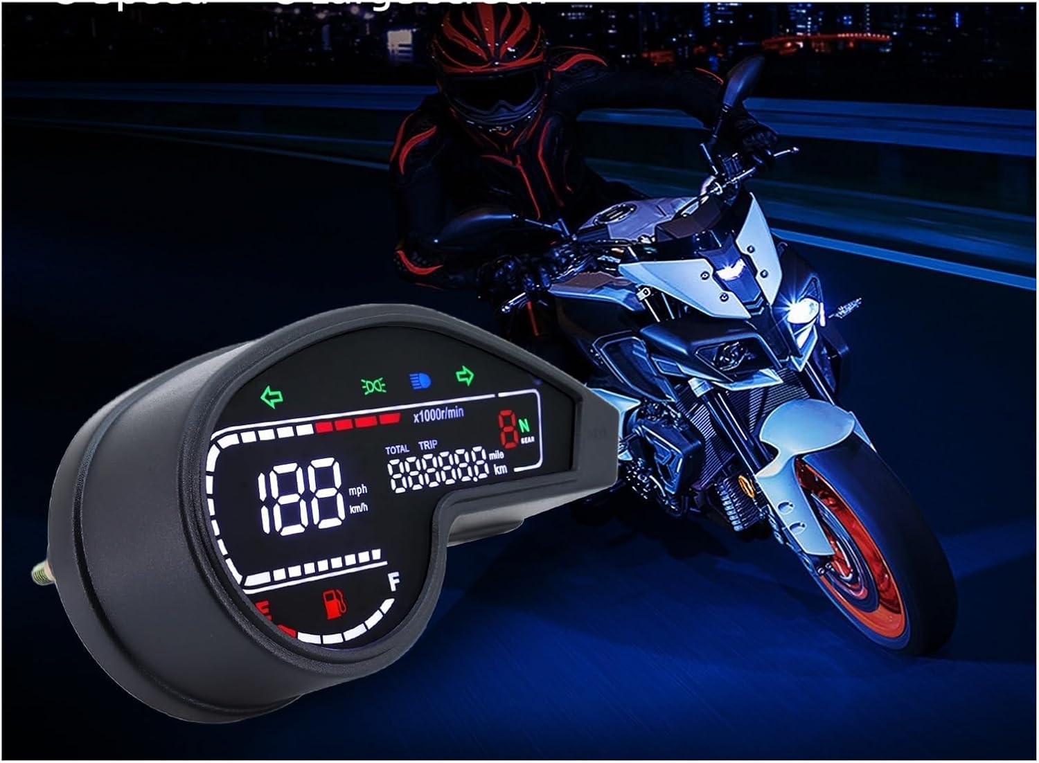 Speedometer Gauge for NXR150 NXR125 Bros 2003-2014 CRV Motorcycle Digital LED Tachometer Moto Dashboard Odometer Speedometer
