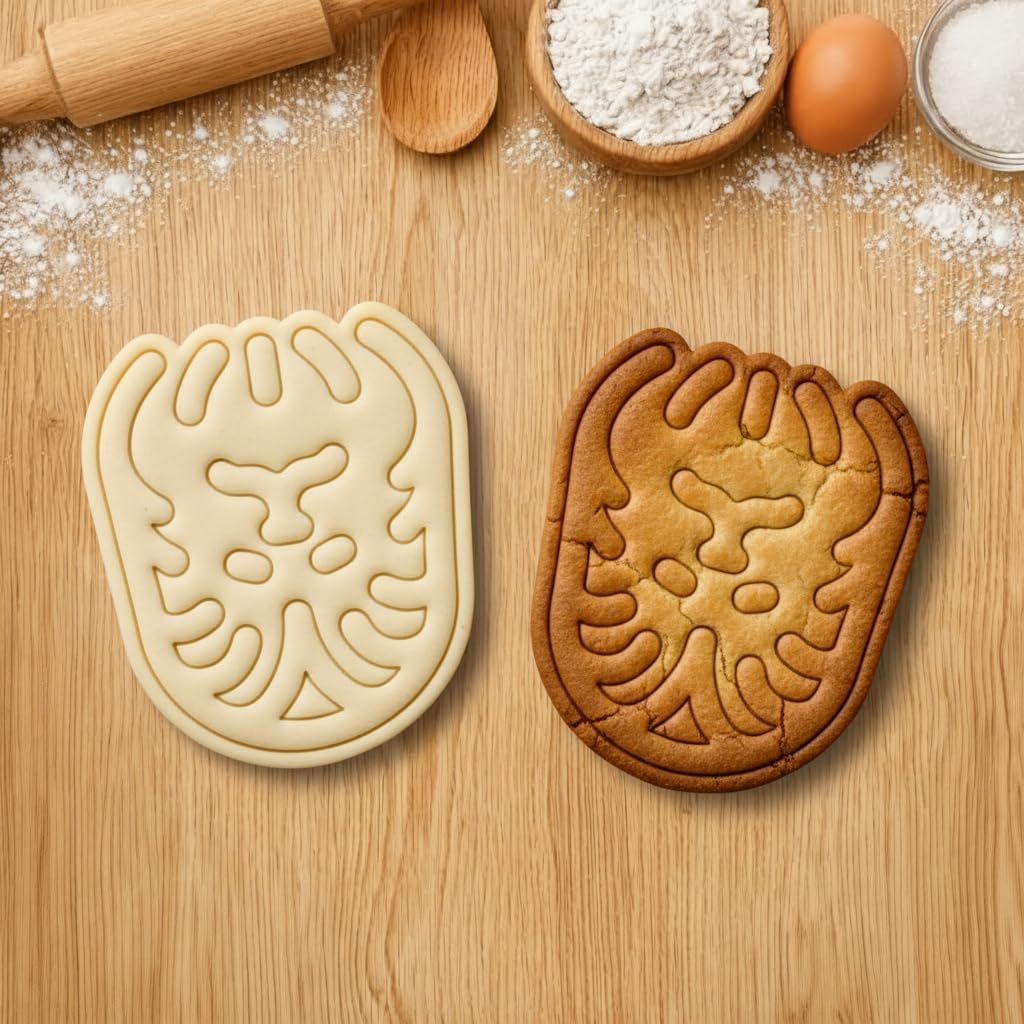 Allenjoy Cookie Cutters & Stamps, Space Soldier Biscuit Cutter Embosser Molds for Baking, Fondant, Polymer Clay - Funny Kitchen Accessories, Novelty DIY Supplies, Party Favors, Decorations, Gifts image 3