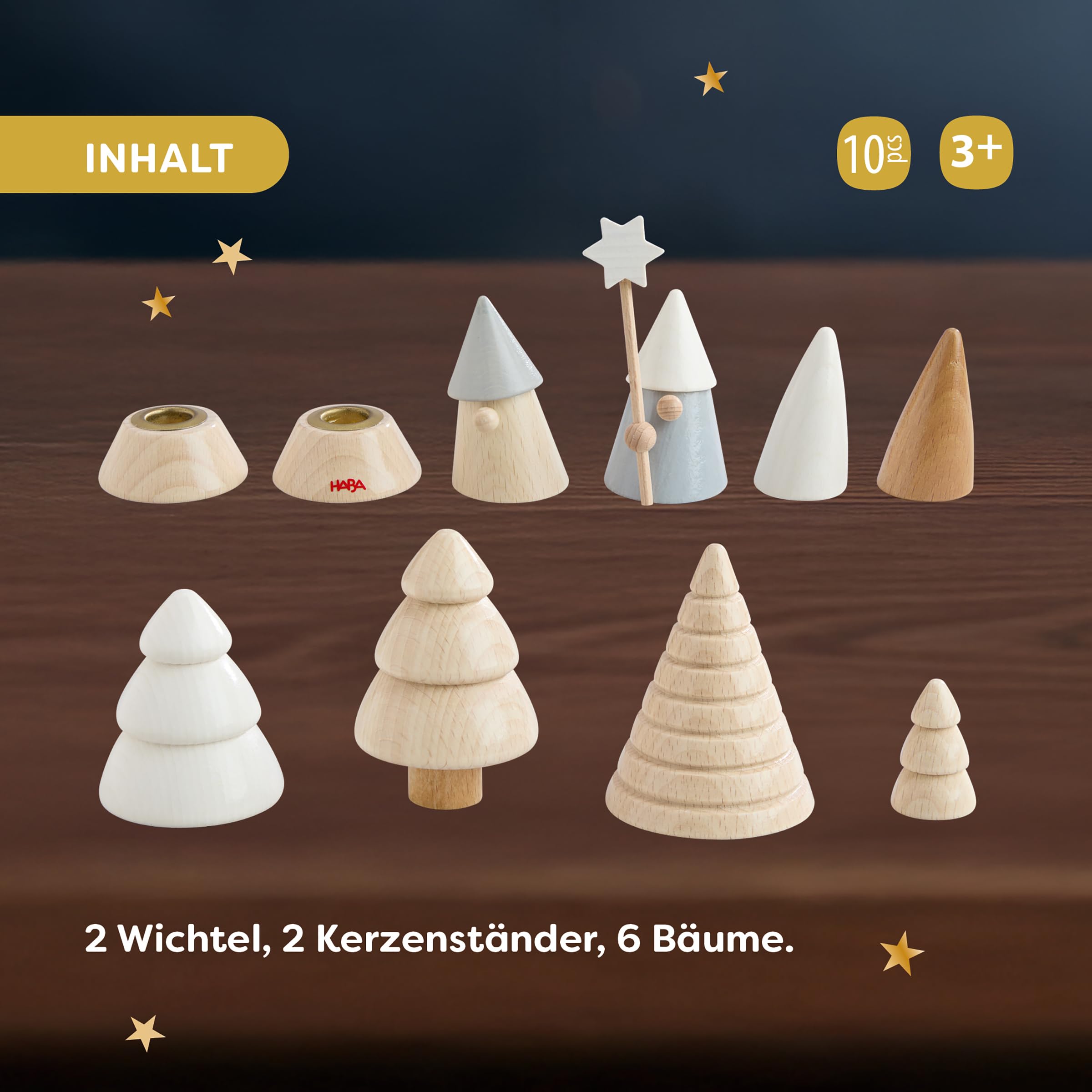Kerzenständer-Set Wichtelwald