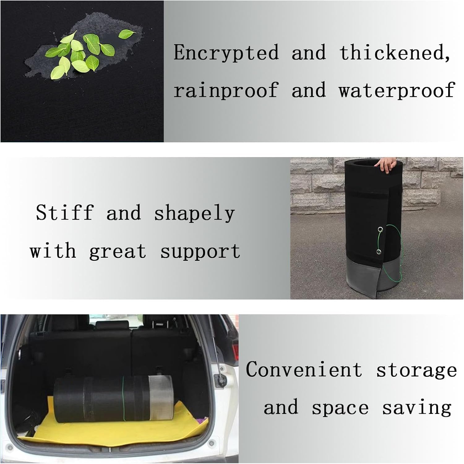 RV Skirting for Winter, Heavy Duty RV Skirt for Travel Trailer, 72.2x2.6 ft