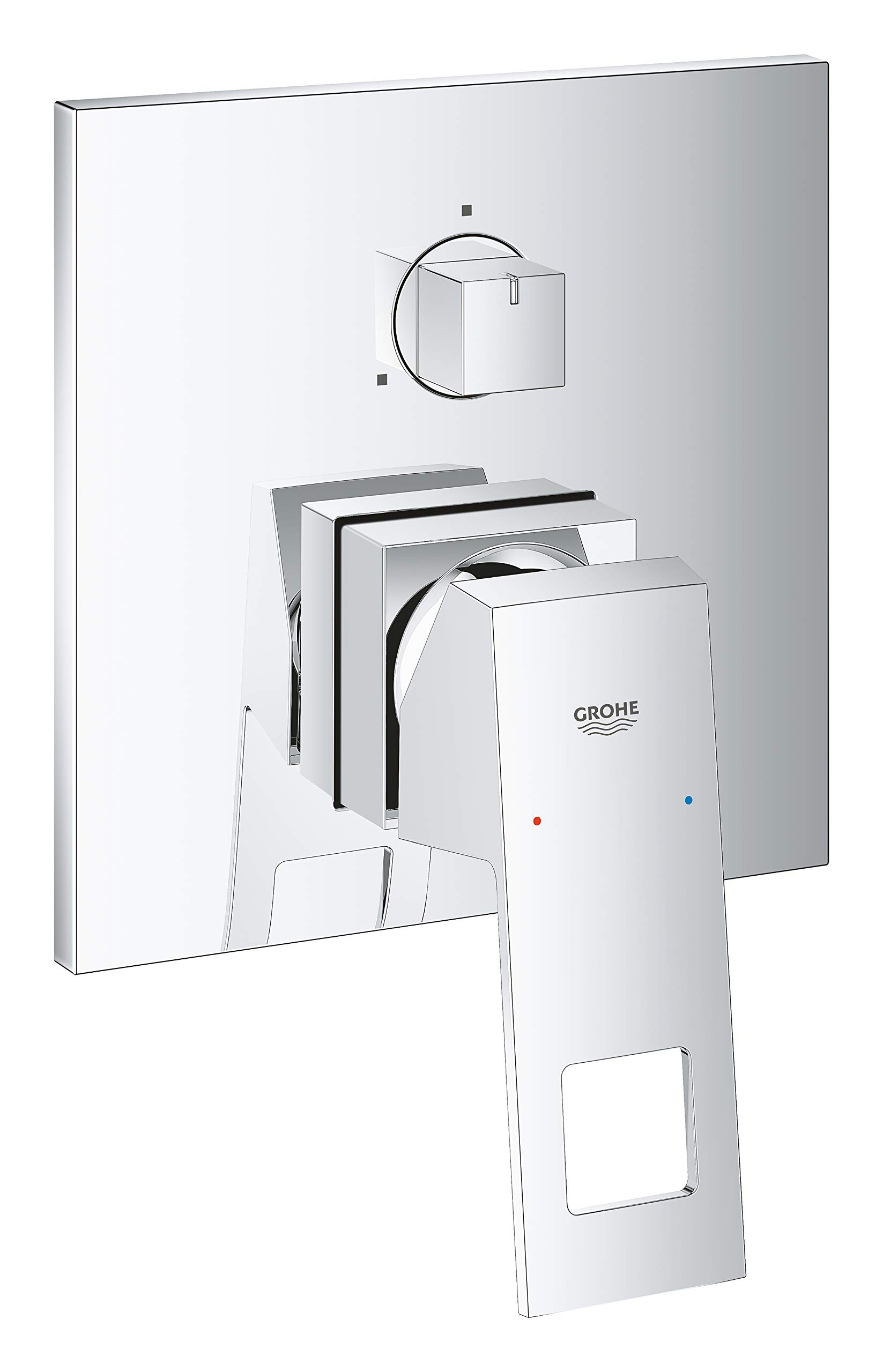 Grohe 24094000 Eurocube Miscelatore Monocomando a 3 Vie con Deviatore