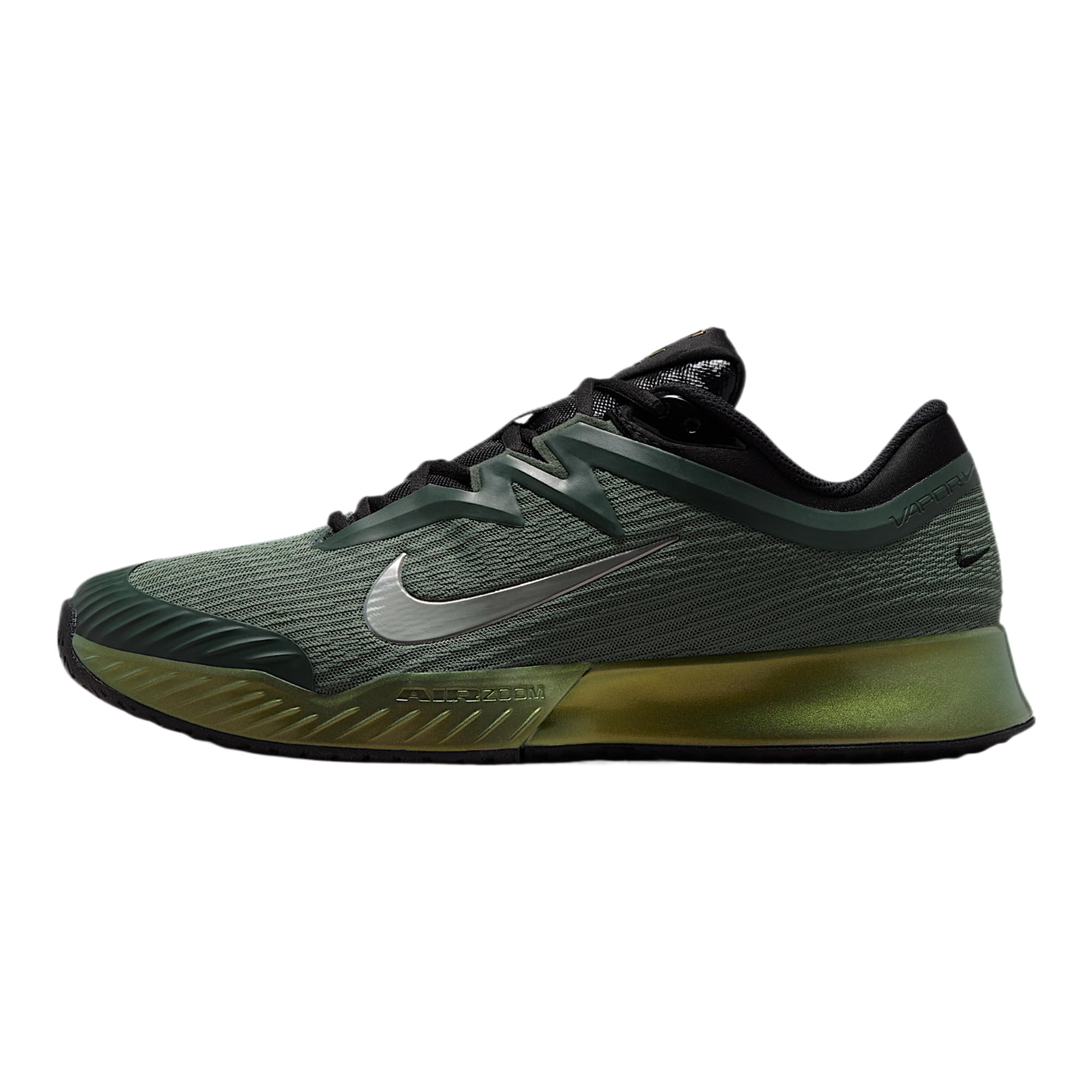 Vapor Pro 3 PRM Men's Hard Court Tennis Shoes (Camo Green/Pure Platinum/Black/Metallic Gold)