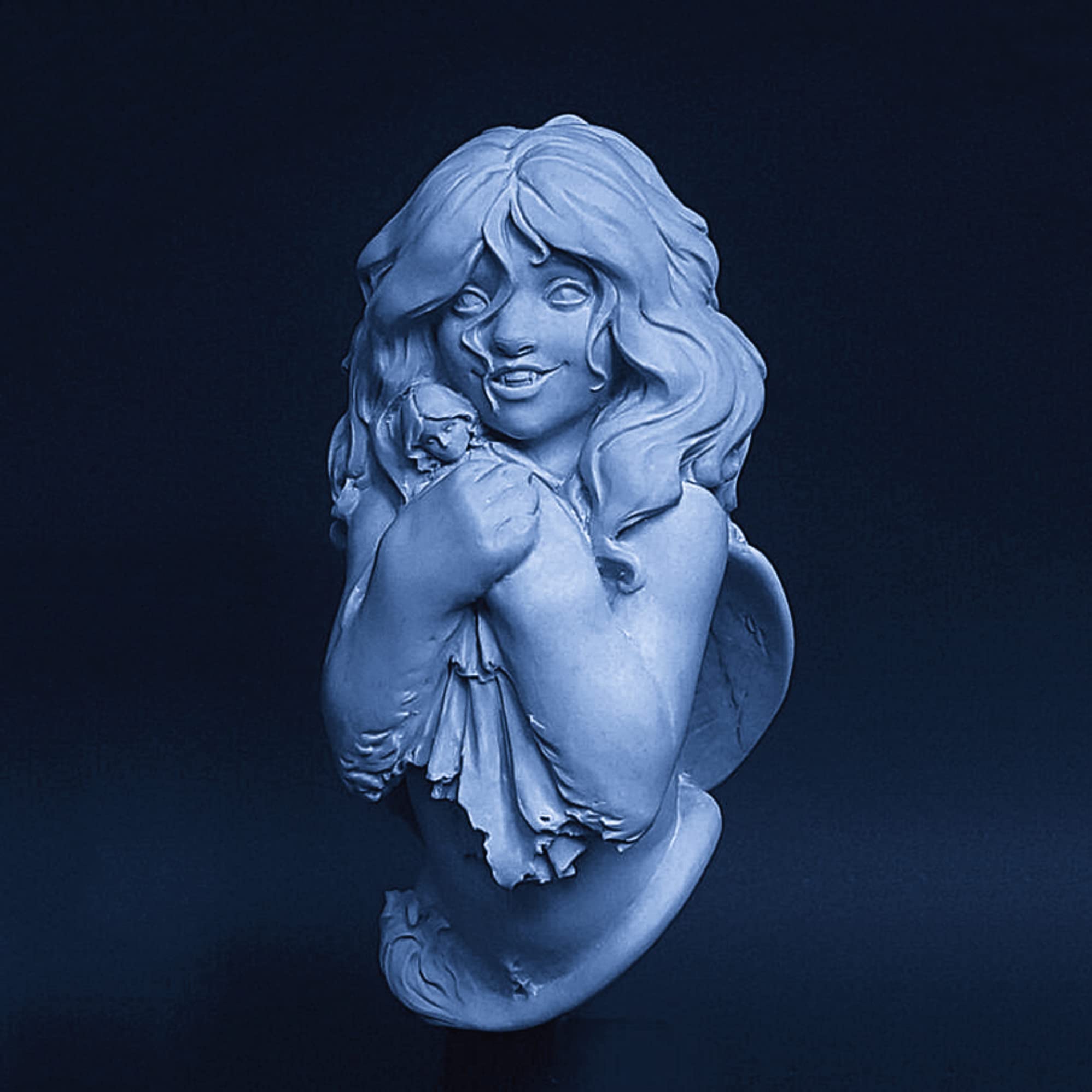 【1/10】 Antyczna fantazja żeńska wojowniczka z żywicy model zestaw do montażu miniaturowy biust z żywicy części modelarskie (niezmontowane i niepomalowane) // ye5w-1