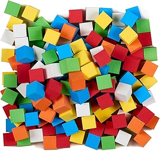 Koplow 16Mm Blank Color Foam Dice 200Ct Assorted (Kop18922)
