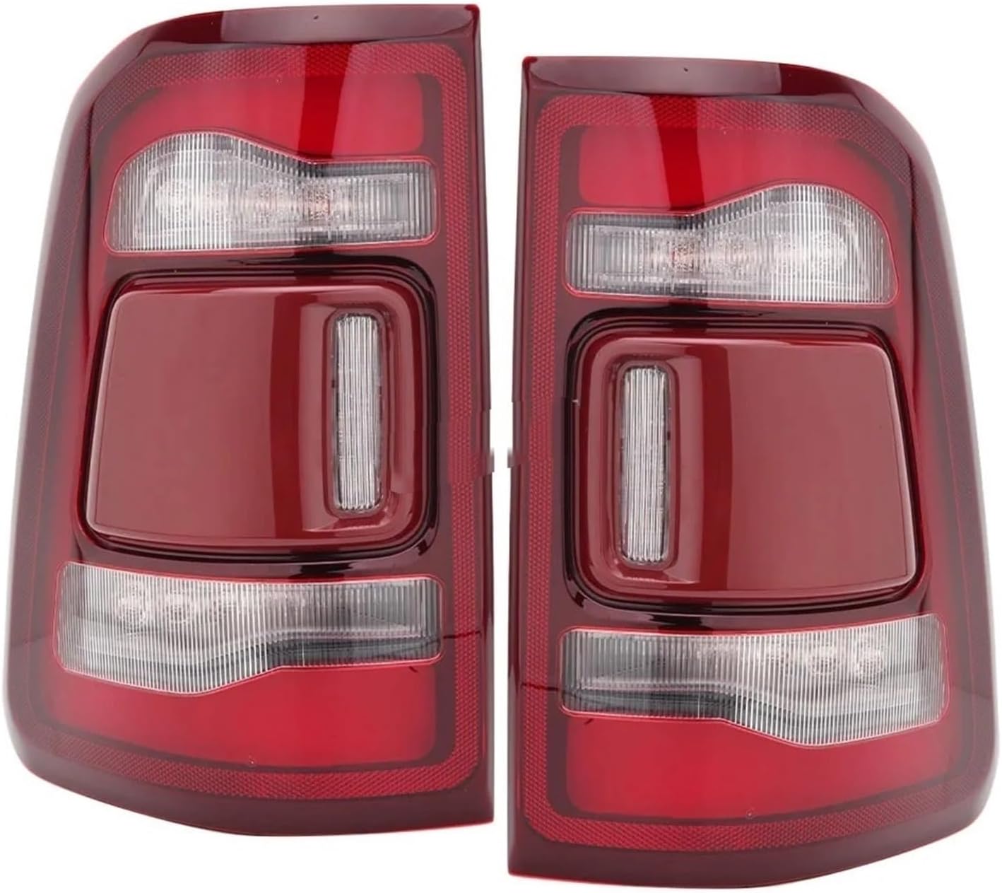 Tail Light Compatible With Dodge RAM 1500 2019 2020 2021 LED Car Rear Lights Warning Stop Brake Fog Lamp Turn Signal Light Car Accessories(Black Right)