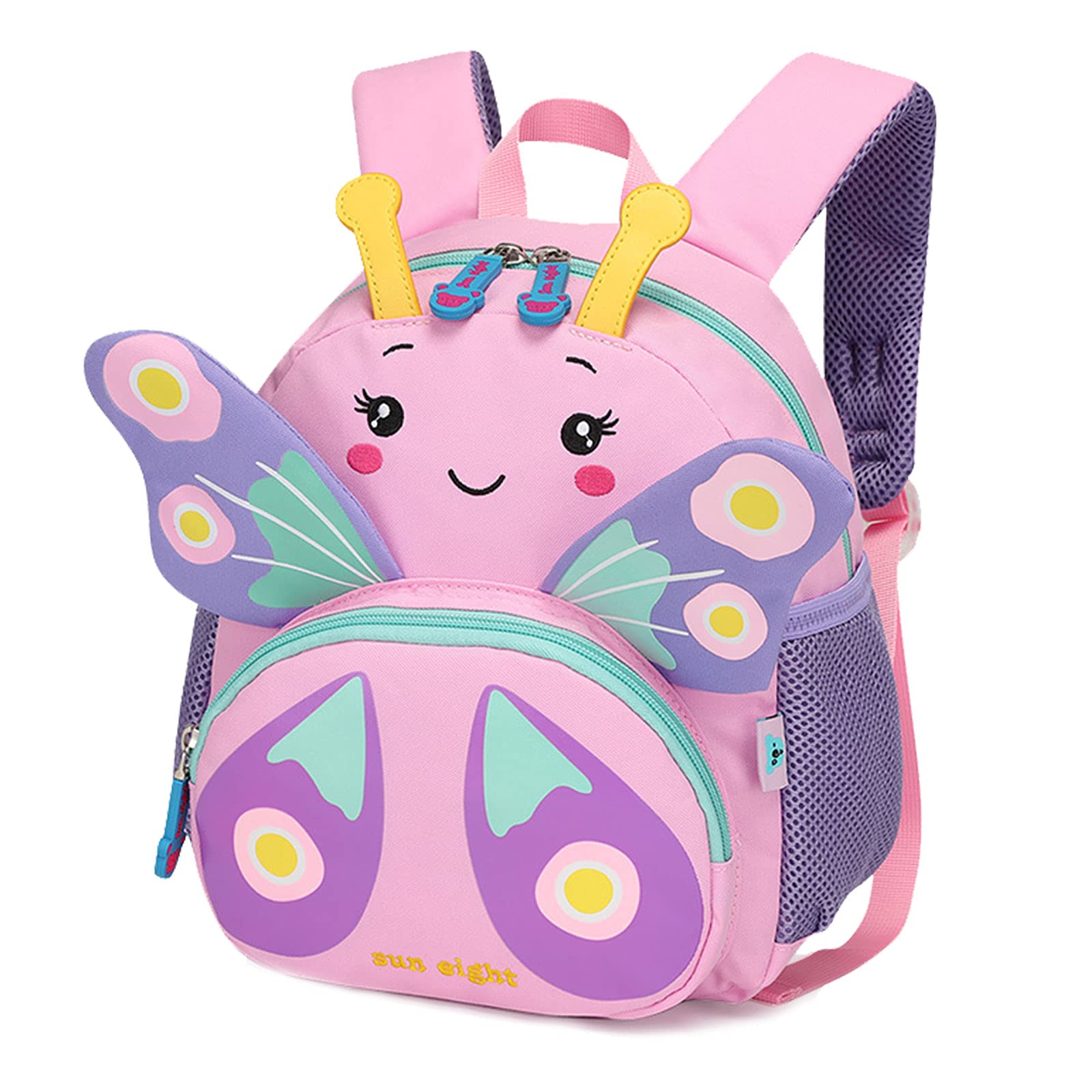 Bluesaly Mochila para Niñas Niños Pequeños Mochila Escolar Bolsa de Viaje Impermeable y Transpirable con Dibujos Animados Bonitos y Animales para Guardería con Clip para el Pecho