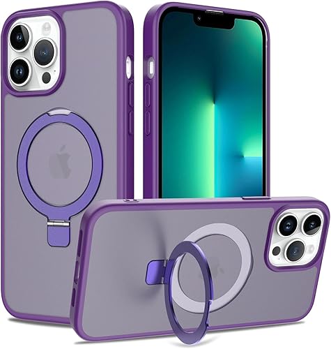 ULXITEYU Magnetic for iPhone 12 Pro Max Case & iPhone 13 Pro Max Case, 6.7", Com