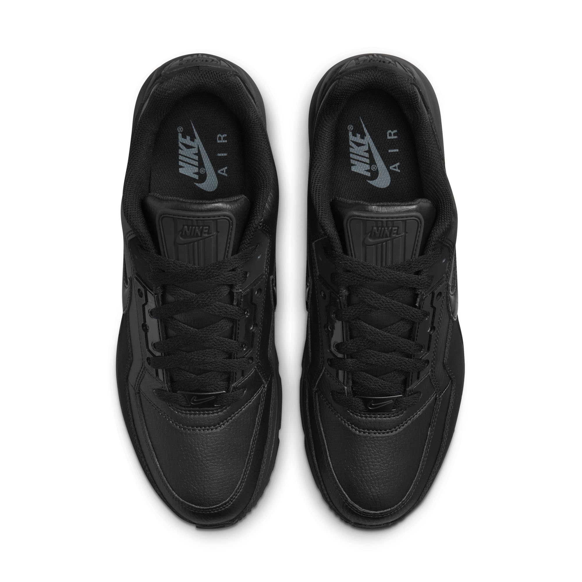 NIKE Herren Sport Freizeit Leder Schuhe Sneaker AIR MAX LTD 3 687977 020 Schwarz, Größe:45 EU, Farbe:020 Black/Schwarz