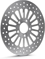 Vista 1 de 11.5" Disco de Rotor de Freno Delantero Compatible con Harley Road King/Electra Glide/Street Glide/Road Glide/Super Glide/Low Rider/Fat