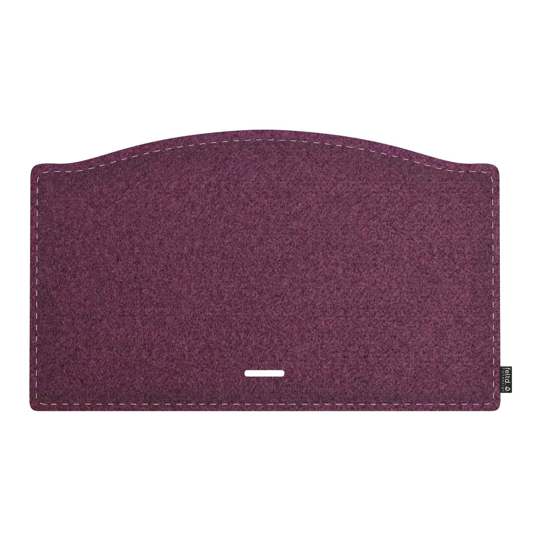 Feltd. Padded Eco Felt Cushion 23 mm Suitable for Stokke Tripp Trapp Including Velcro Fastening (Eggplant)