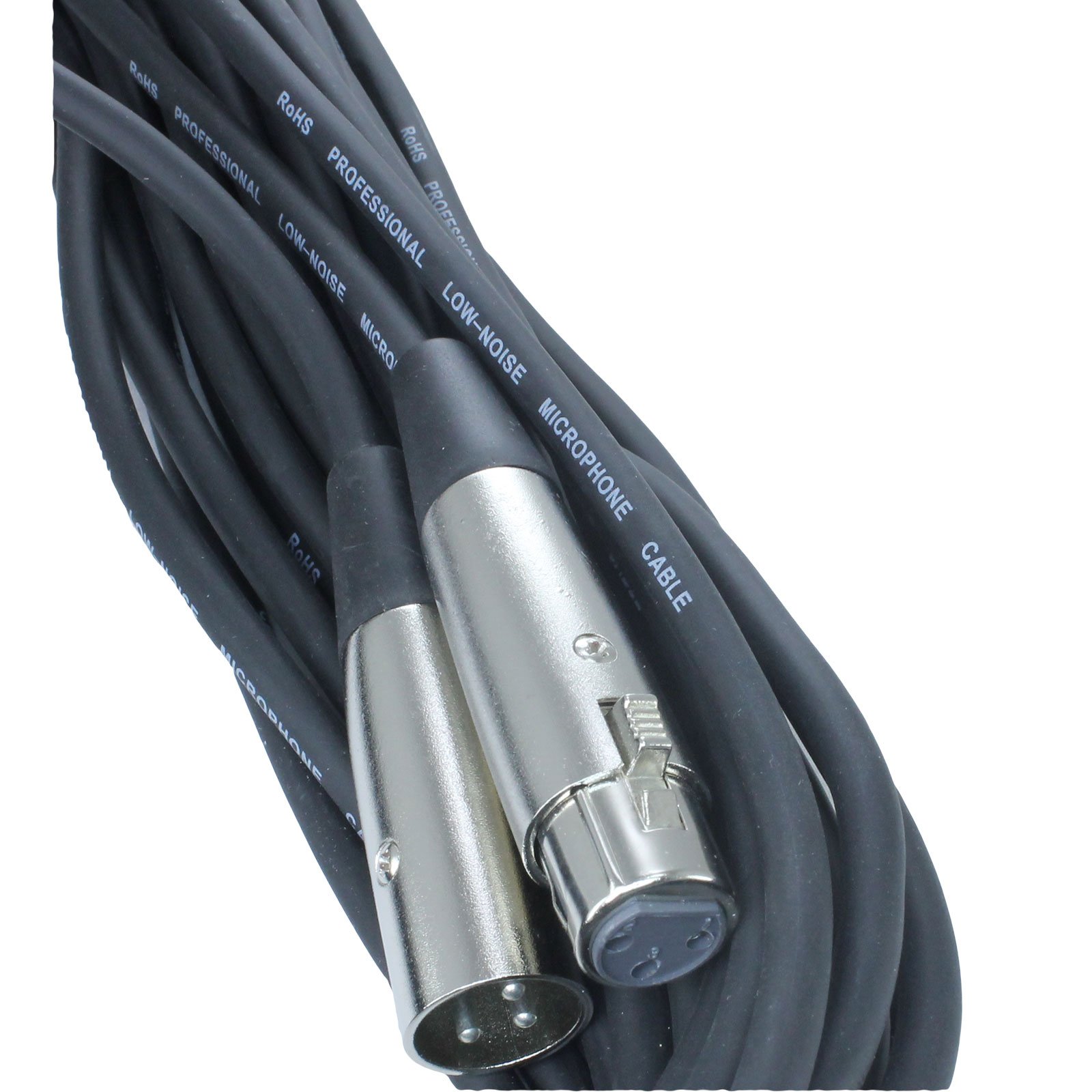 2 Pack 100 Fuß männlich zu weiblich 3 Pin XLR Mikrofon Audio Kabel