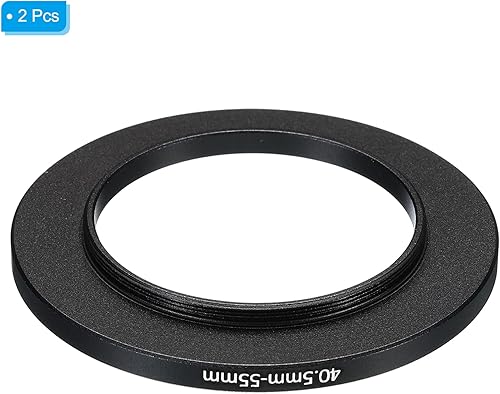 Miniatura 3 de PATIKIL Anillo elevador de metal de 1.594 in-2.165 in, paquete de 2 anillos adaptadores de filtro de lente de cámara, anillo adaptador de filtro de