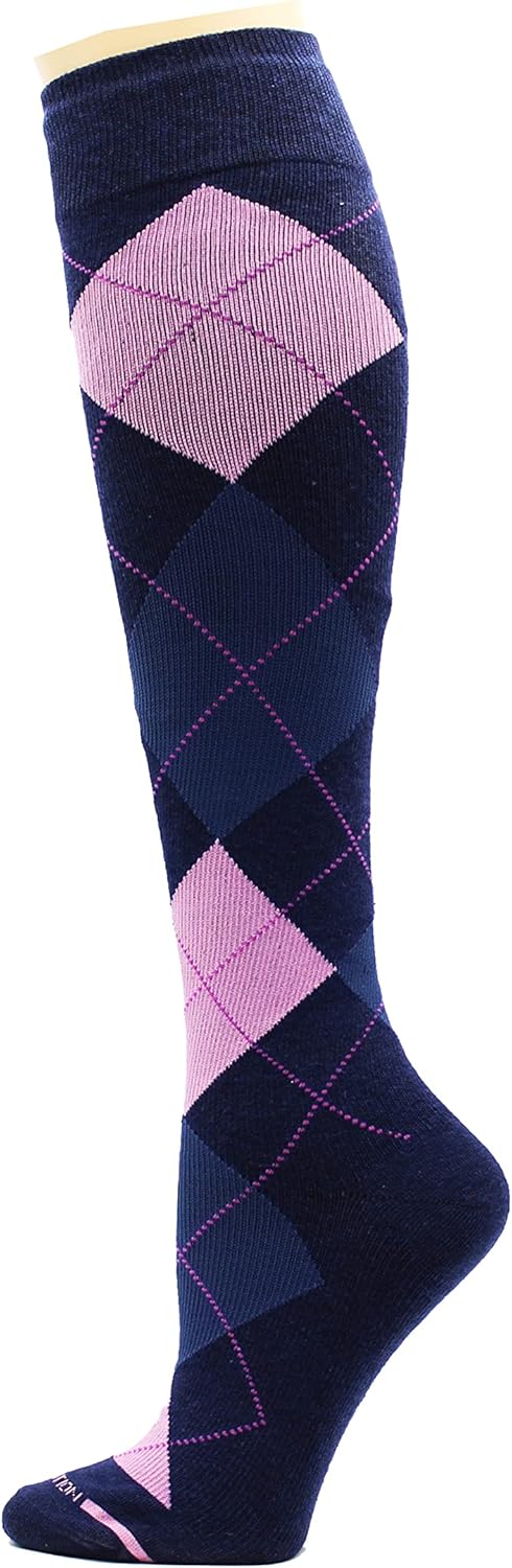 Dr. Motion 4 Pairs Therapeutic Graduated Compression Women's Knee-hi Socks - Image 4