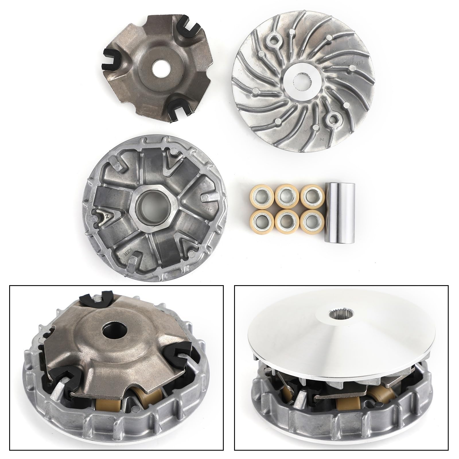 [Replacement] Kit Completo DE TRANSMISIÓN DE Embrague con Rodillos Y Eje for Honda PCX 125 150 WW 09-18 PCX150 2014-2018