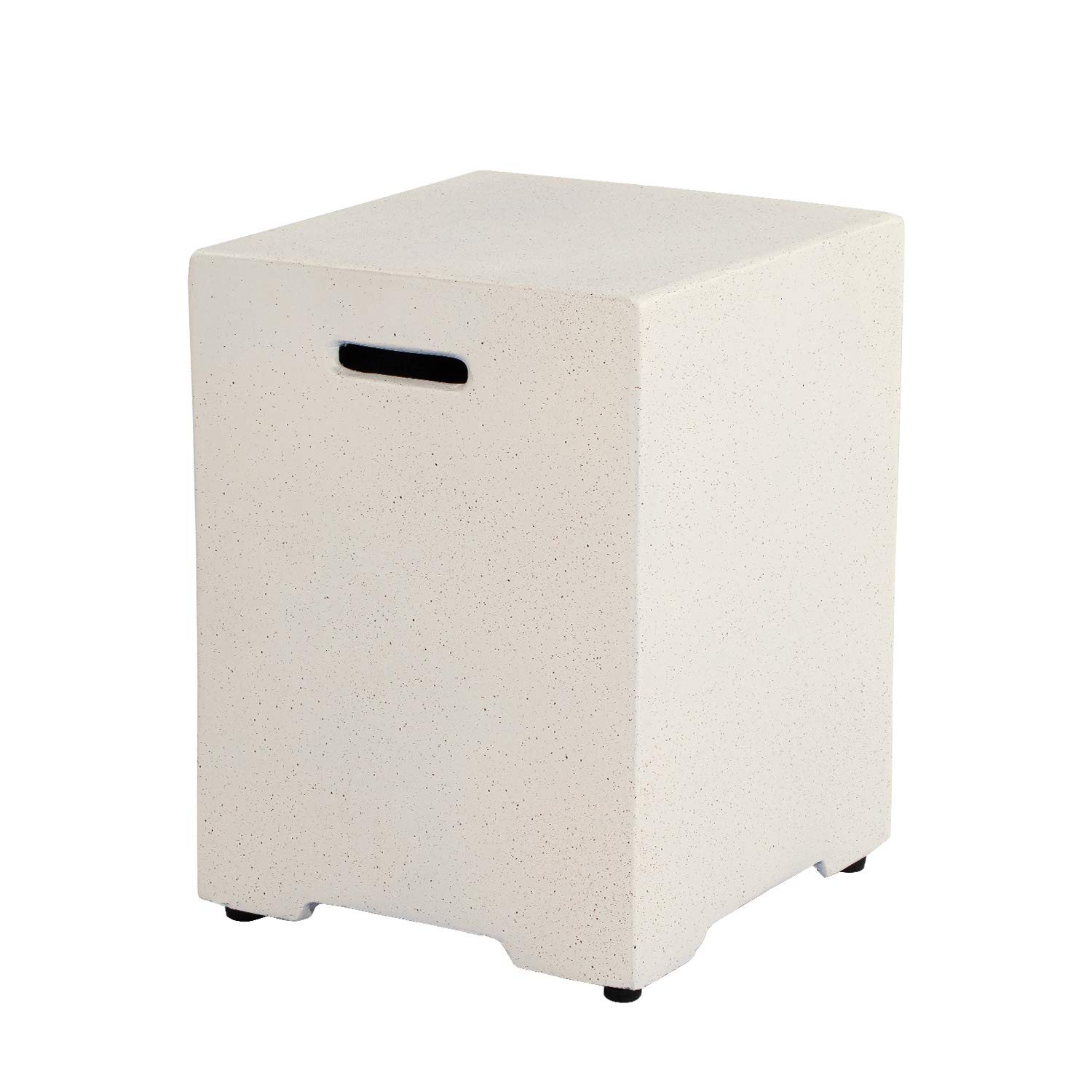 Buy COSIEST Outdoor Hideaway Tank Table for Propane Fire Pits, Hides