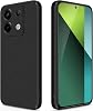 Ehr. Xiaomi Redmi Note 13 Pro 5G ile Uyumlu Lansman Kılıf, İçi Kadife Silikon, Kamera Çıkıntılı Koruyucu, Leke Tutmaz ve Darbe Emici Şık Kapak (Siyah, Xiaomi Redmi Note 13 Pro 5G)