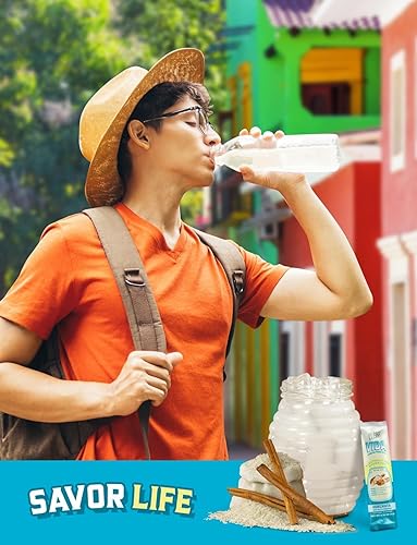 Miniatura 5 de KLASS VIDA Mezcla de bebida con electrolitos  Horchata Agua Fresca  Polvo de hidratación sin azúcar con agua de coco y minerales  15 paquetes de una