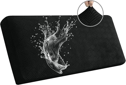 Miniatura 9 de Easy-Going Fundas de cojín impermeables para sofás y sofás, funda de asiento de sofá de jacquard elástica de repuesto para perros, mascotas y niños,