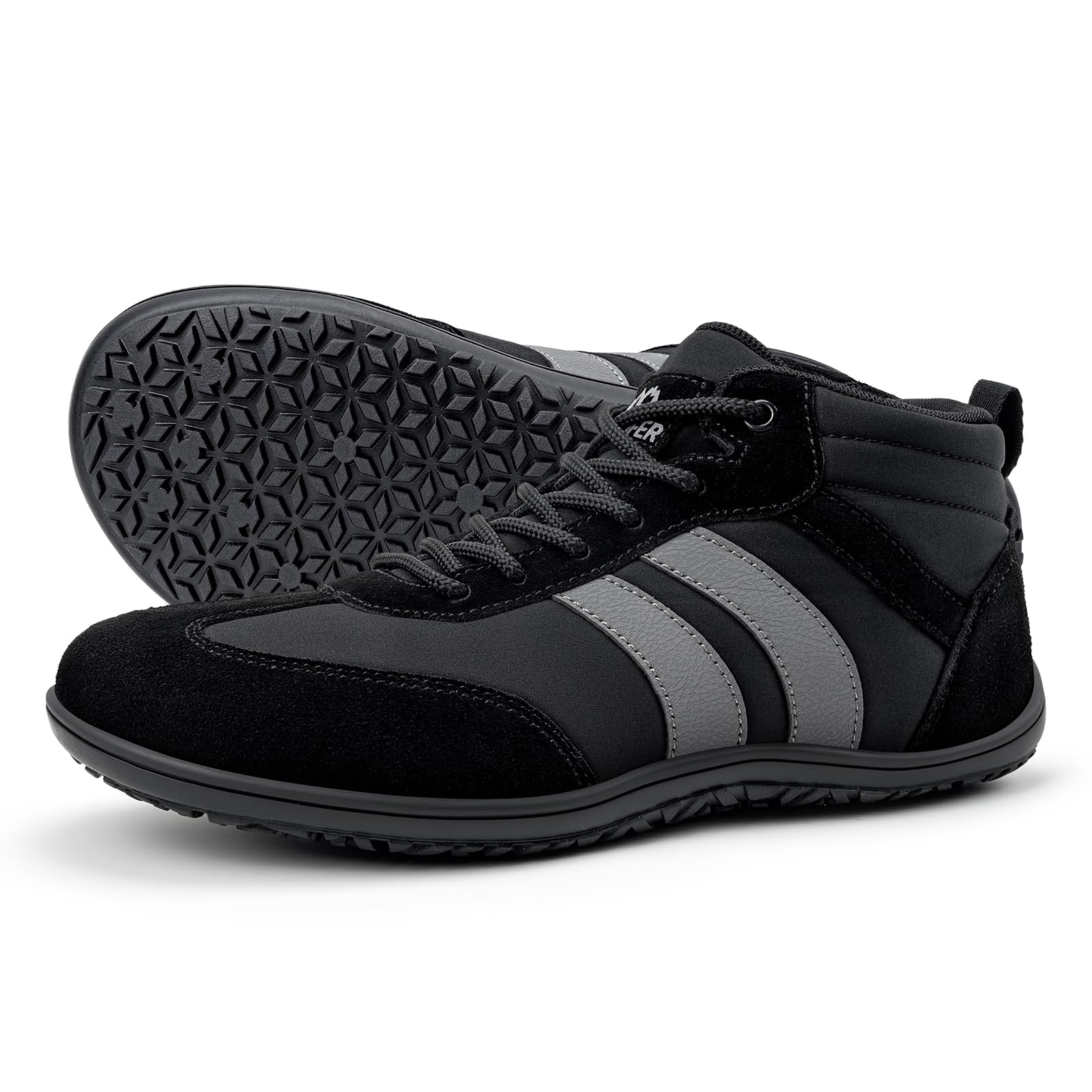 Sosenfer Unisex Weit Barfußschuhe Minimalistische Barfuss Schuhe Herren Damen Outdoor Hausschuhe Slip on Sneaker