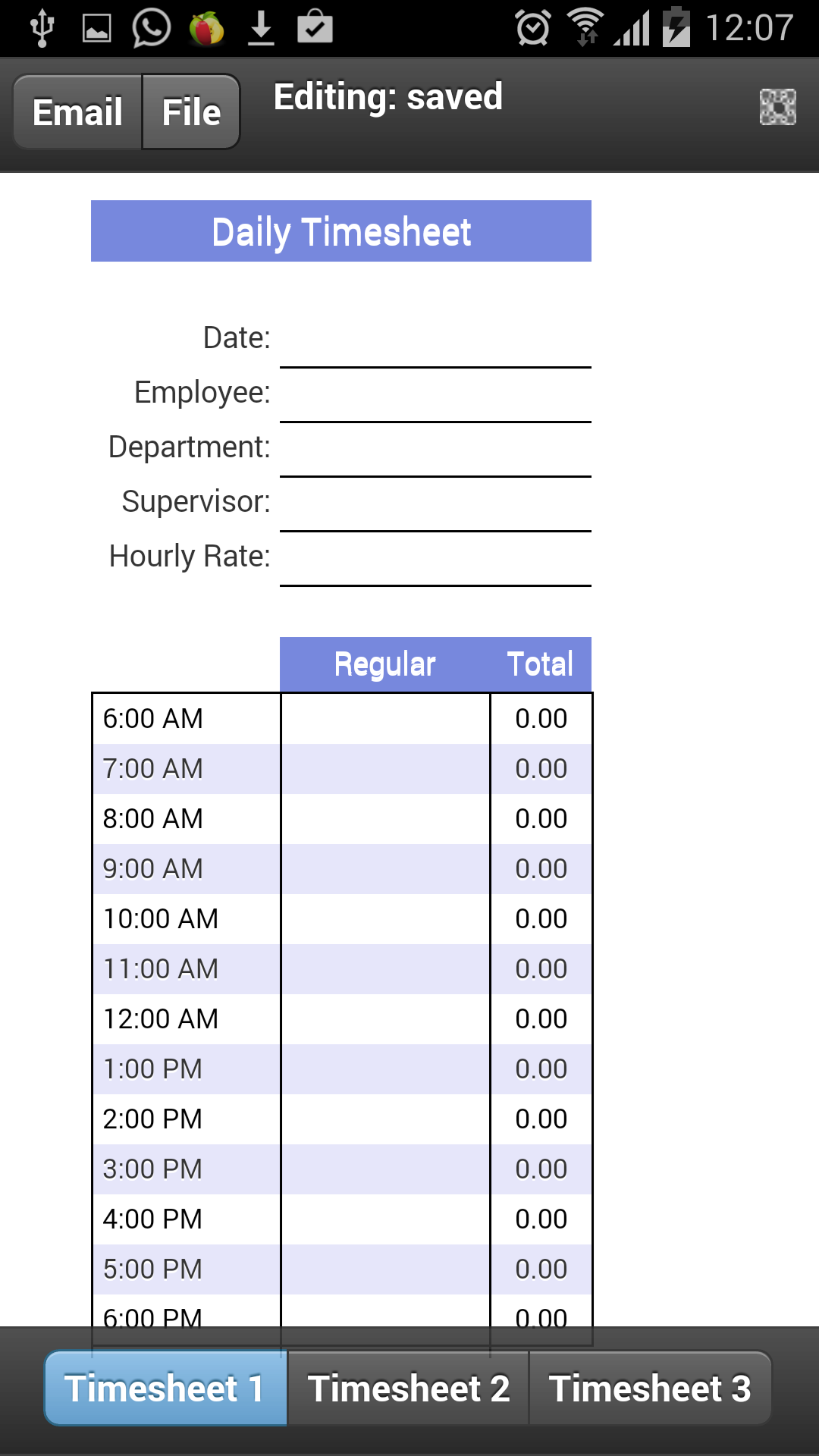 Daily TimesheetAmazon.esAppstore for Android