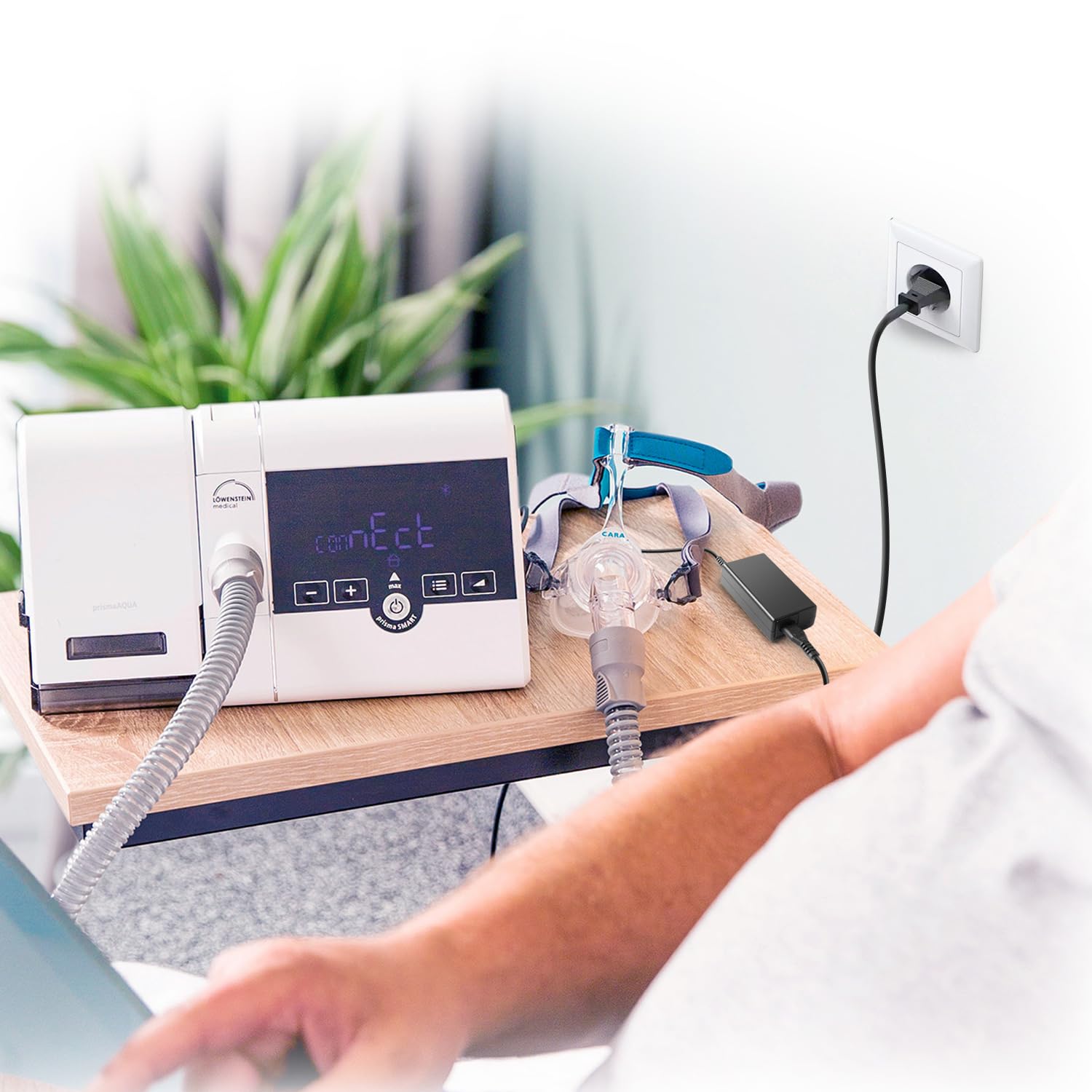 KFD Netzteil 24V 2,7A Ladegerät für Löwenstein Prisma SMART Plus/Max Prisma SOFT Plus/Max Medical Skynet ELK-A069 CPAP Schlafapnoegerät WEINMANN WM 24480 60W Adapter (PASST NICHT mit 37V 90W wm 29657)