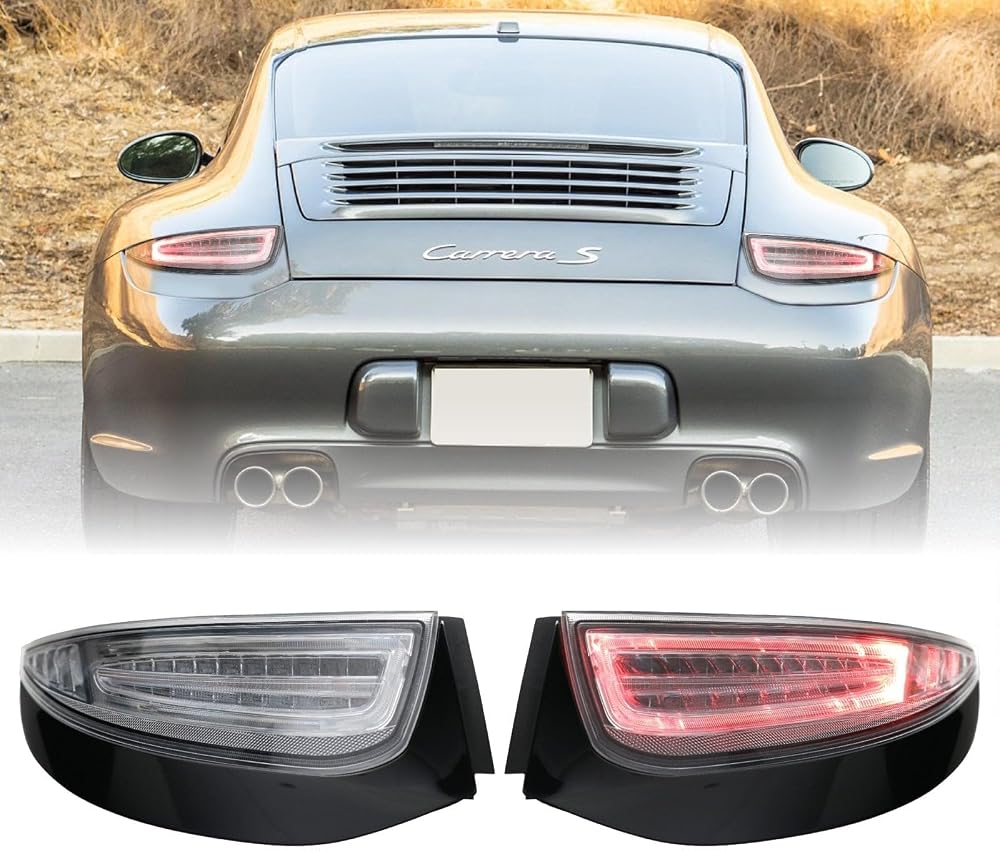 Jtec Smoked LED DRL Signal Lights For Porsche 911 997 991 Turbo S Style – Front Flashers - View #5