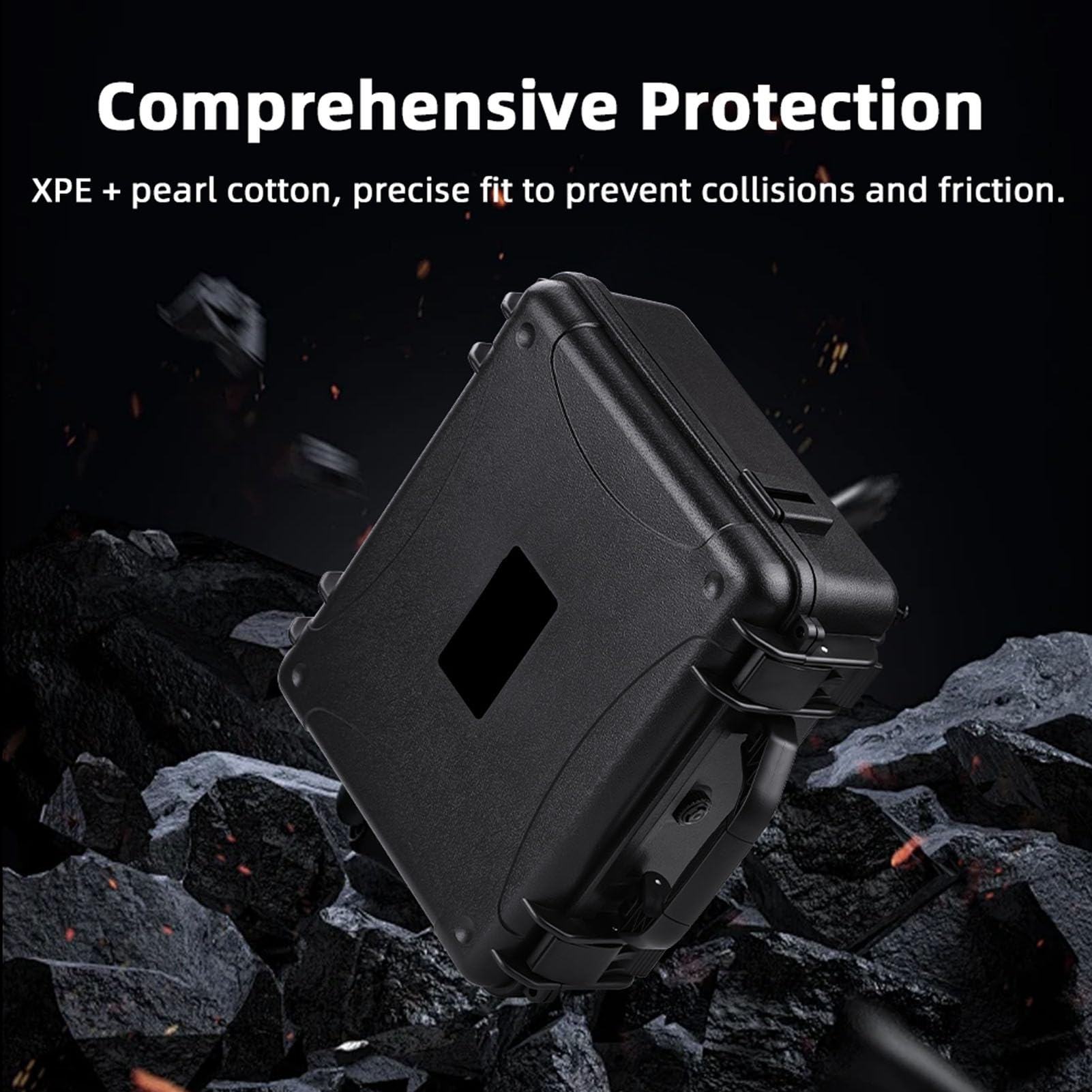 Fockety Custodia Rigida per Drone, Custodia Combinata Flip Fly More Antiurto Impermeabile, Protettiva per Drone con Tracolla Regolabile per Riporre gli Accessori del