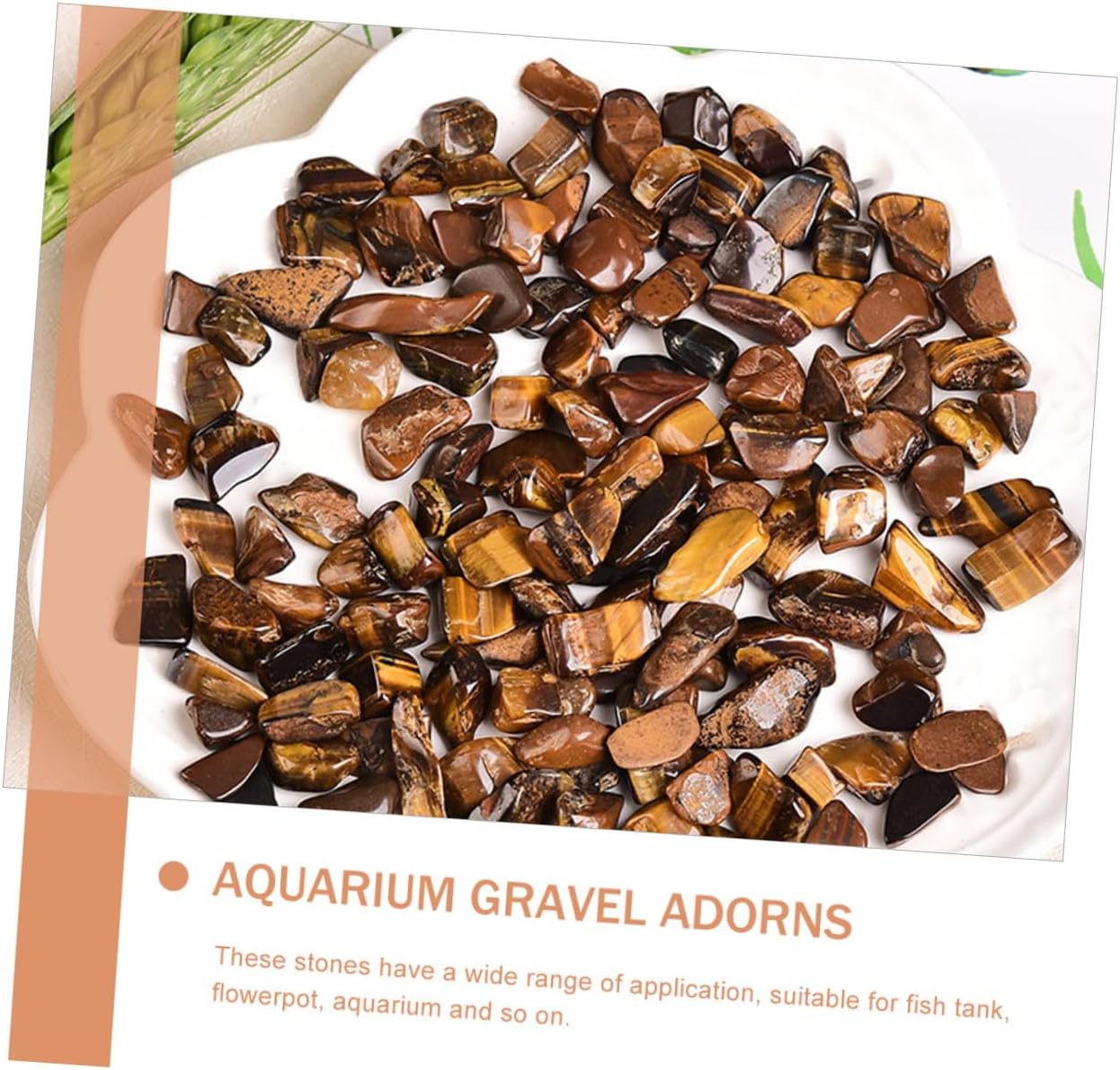 Eye Bulk Aquarium Gravel 7-9mm Natural Garden Rocks 2lb Terrarium Landscaping Stones for Fish Decor