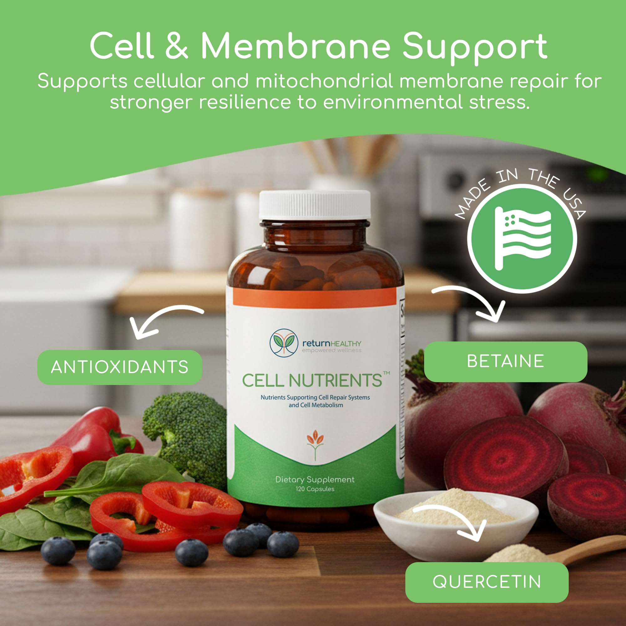 Cell Nutrients, Methylated Multivitamin & Multimineral — Amazon image 2