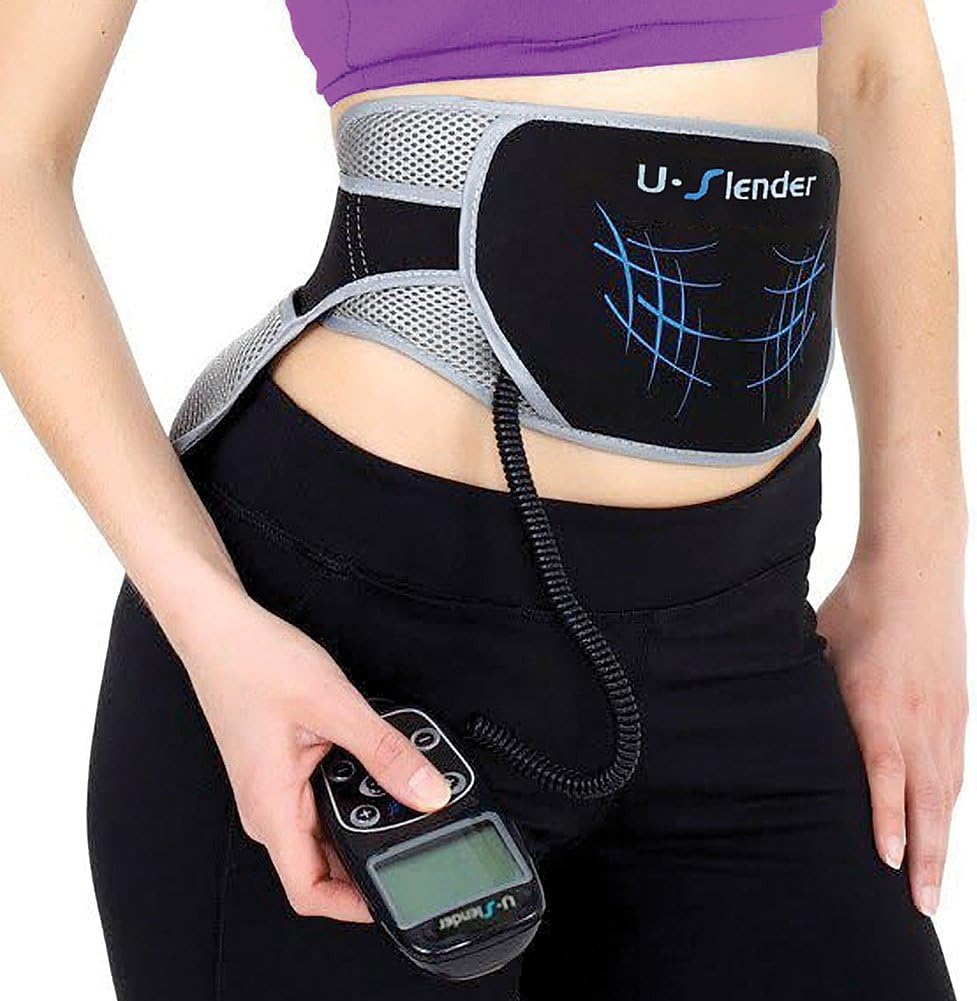 U-Slender Abdominal Trainer- Core Trainer Belt for Slender Toned Abdominal Muscles - Latest Muscle Flex Technology