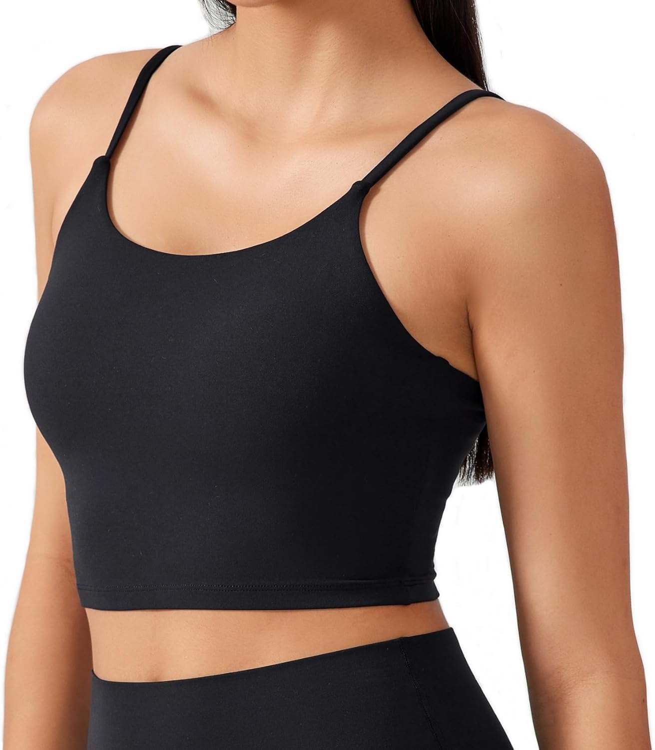 Lemedy Women Padded Sports Bra Molded Cup Fitness Workout Running Shirts Yoga Tank Top - Image 2