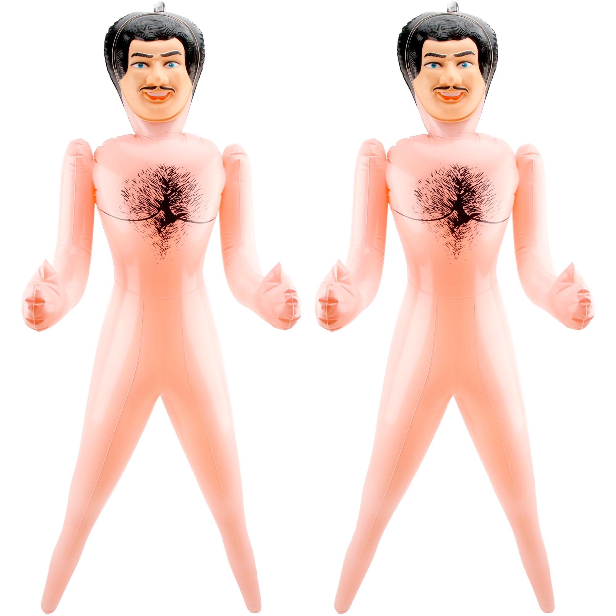 Bachelorette Party Inflatable Doll – Life Size Blowup For Guys + Whistle Included, Pink