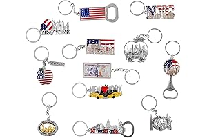 12-Pack NYC Silver Souvenir Bundle: Cherished Keepsakes from the Heart of the City