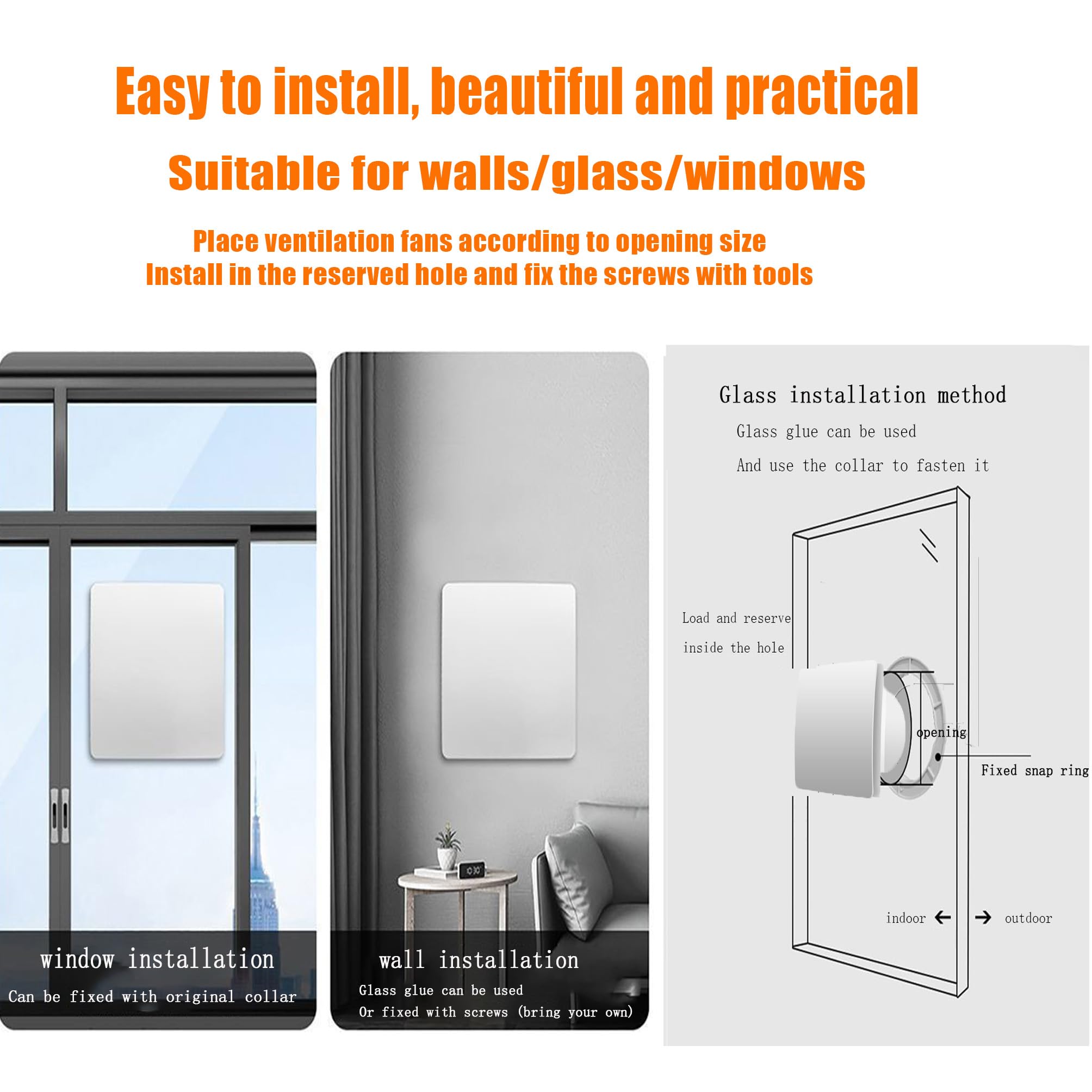 Extractor De Baño, Extractor Baño Silencioso Extractor Cocina con Control Remoto Y Válvula De Retención, Adecuado para Duchas, Baños, Oficinas, Hogares White,4IN