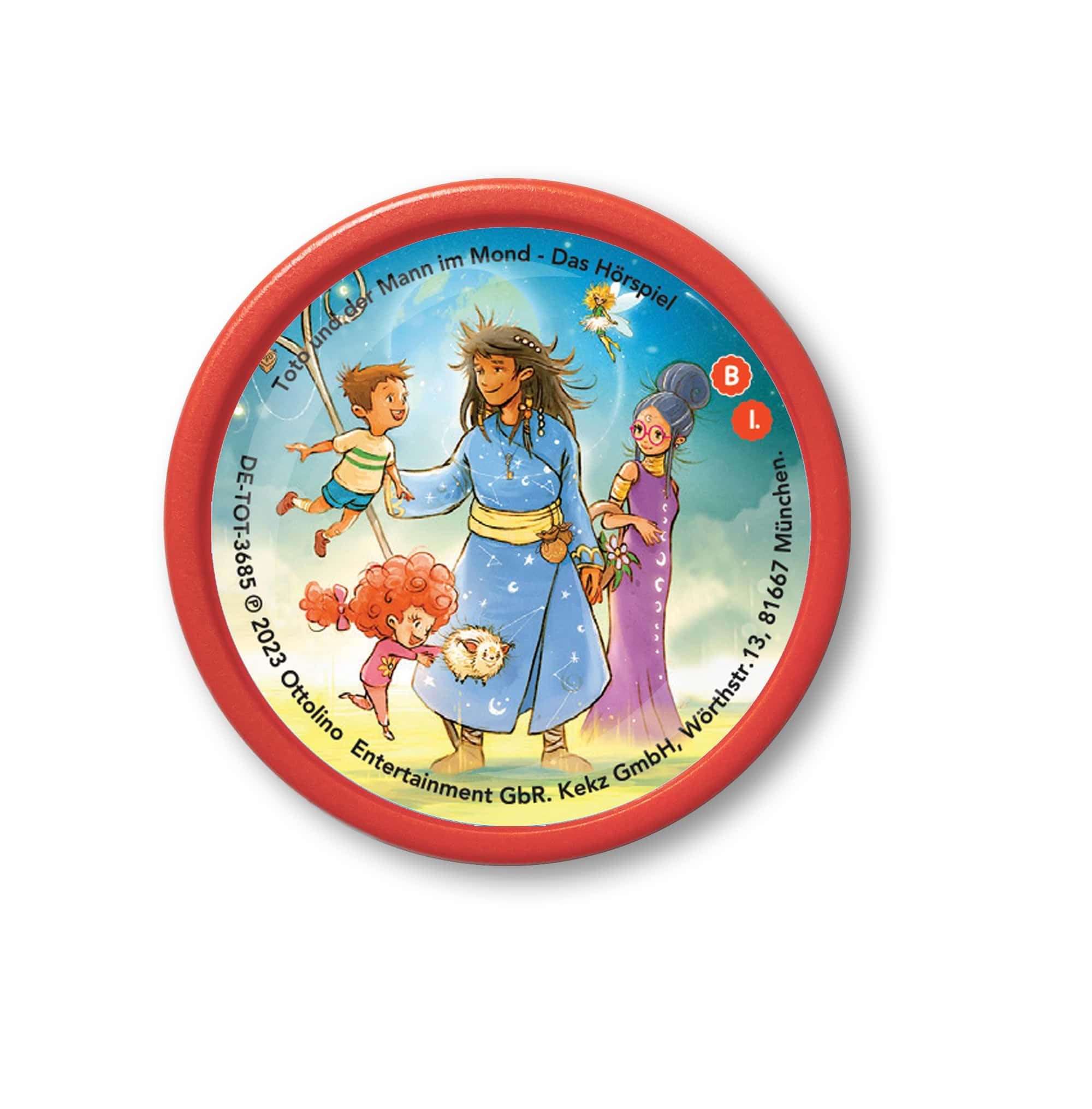 Kekz Kekz 1: Toto and the Man in the Moon Audio Chip for Biscuit Listeners, Toto and the Man in the Moon Radio Play, Radio Play for Children from 3 Years, Playing Time Approx. 68 Minutes