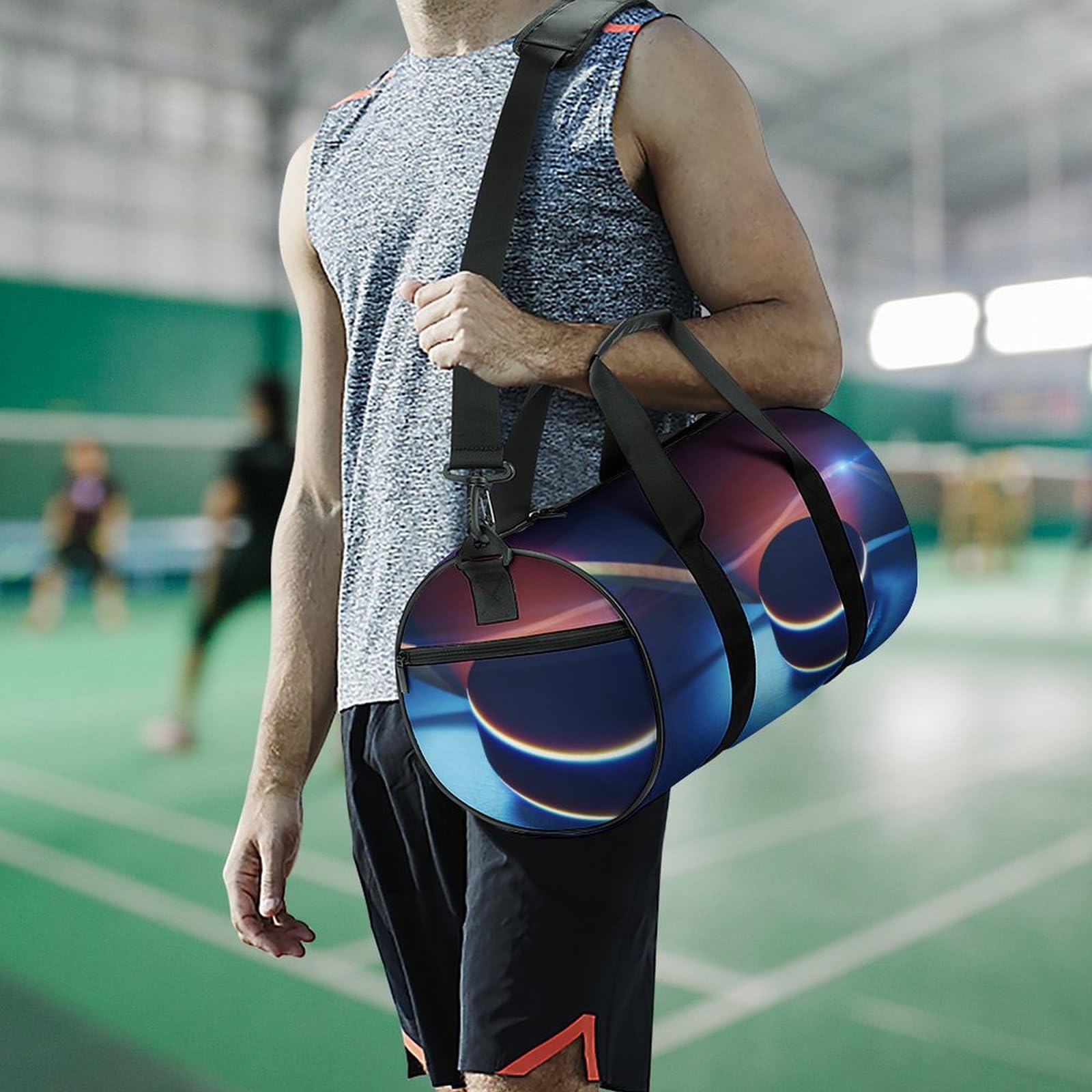 Hockey Sport Sac De Sport Gym Sac De Voyage Sac Week-End Duffel Bag pour Camping Randonnée Voyage 45x23x23cm