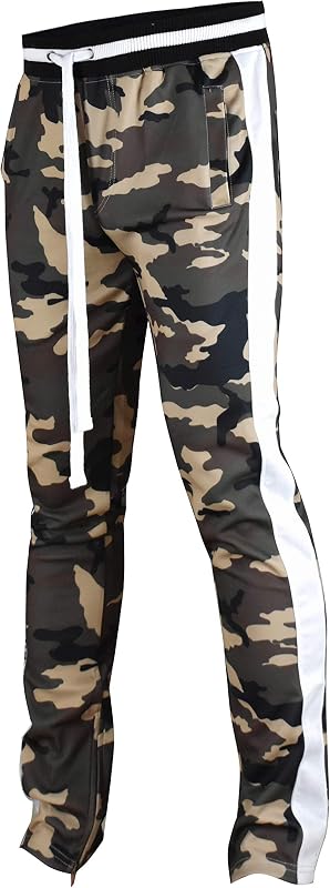 SCREENSHOT-Checker Pattern Track Pants Mens Premium Urban Fashion Streetwear Bottoms - Straight Fit