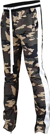 SCREENSHOT-Checker Pattern Track Pants Mens Premium Urban Fashion Streetwear Bottoms - Straight Fit