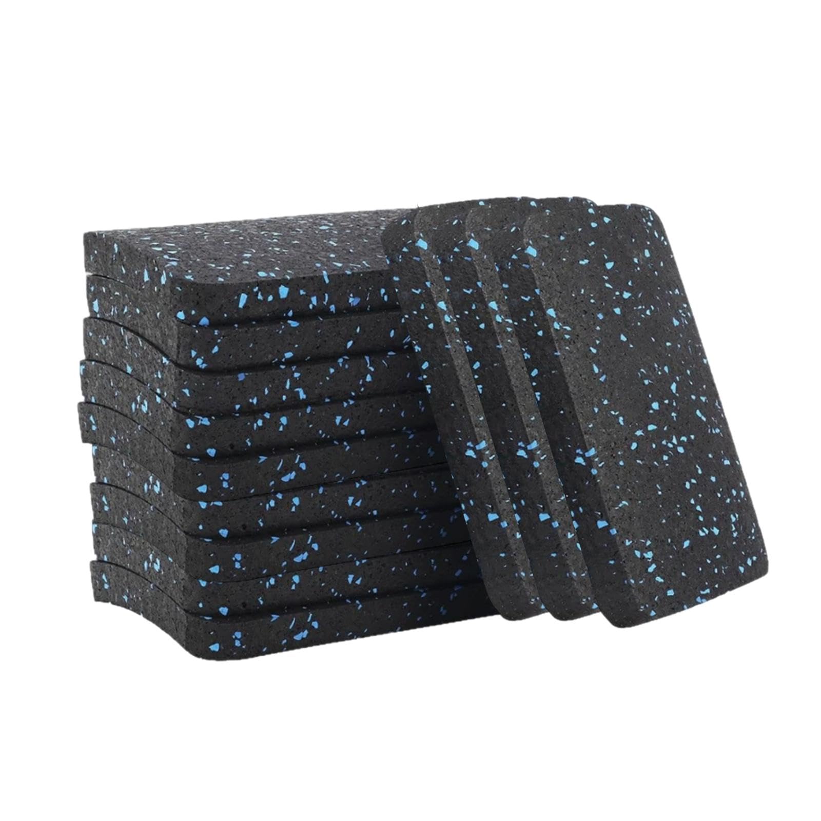 Alfombrilla Antivibración para Cinta de Correr, Antideslizante, para Proteger El Suelo, Ideal para Remo Y Entrenamiento en Casa, 12 Piezas