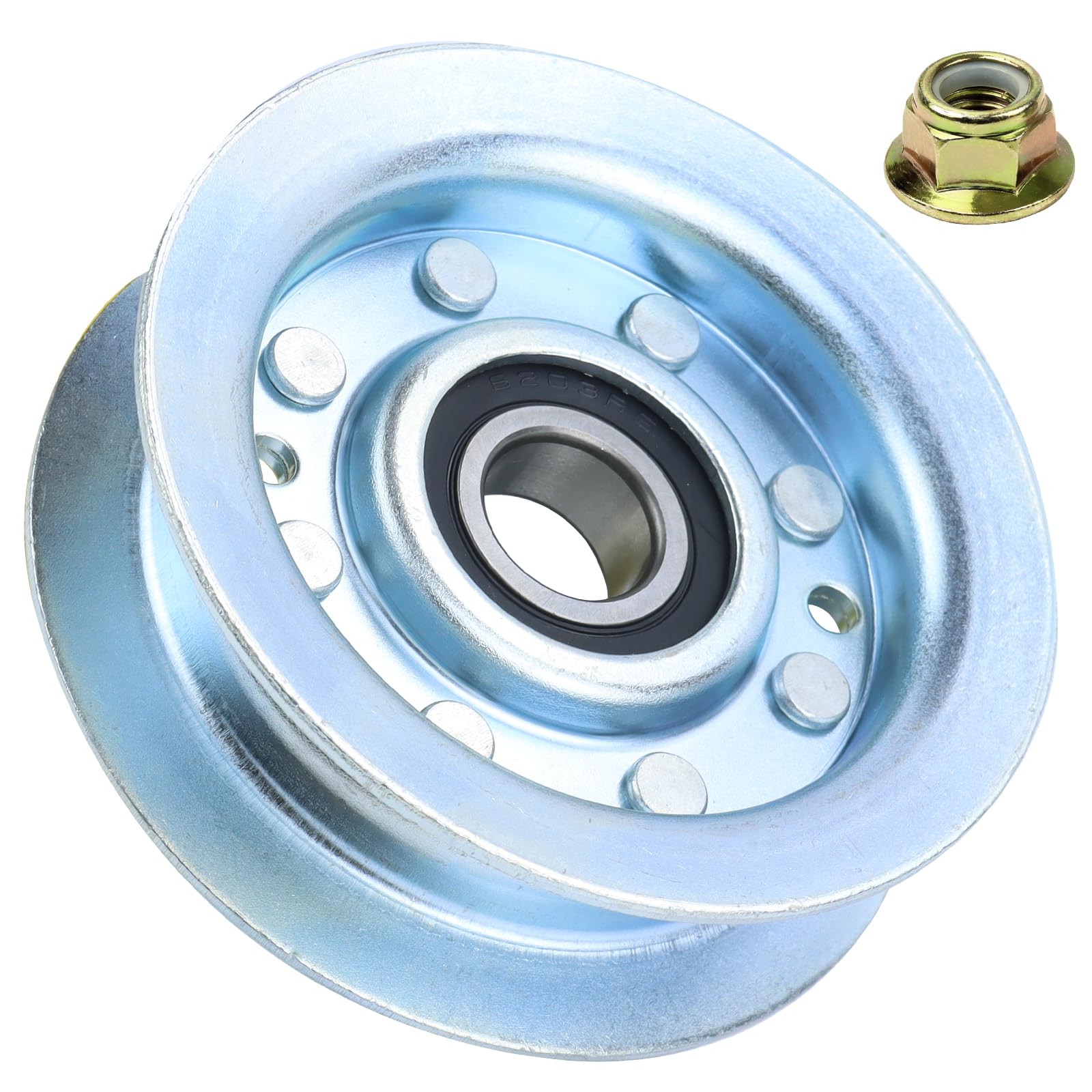FULAIGE GY22172 Idler Pulley Replaces GY20067 for John Deere 42" 48" D105, D110, D130, D140, D160, E140, E160, E170, L100, L110, L111, L120, L130,