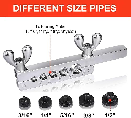 Miniatura 4 de Legines Línea de freno de 25 pies 316 pulgadas + 16 piezas de accesorios de línea de freno+línea de freno Kit de herramientas de doble y simple