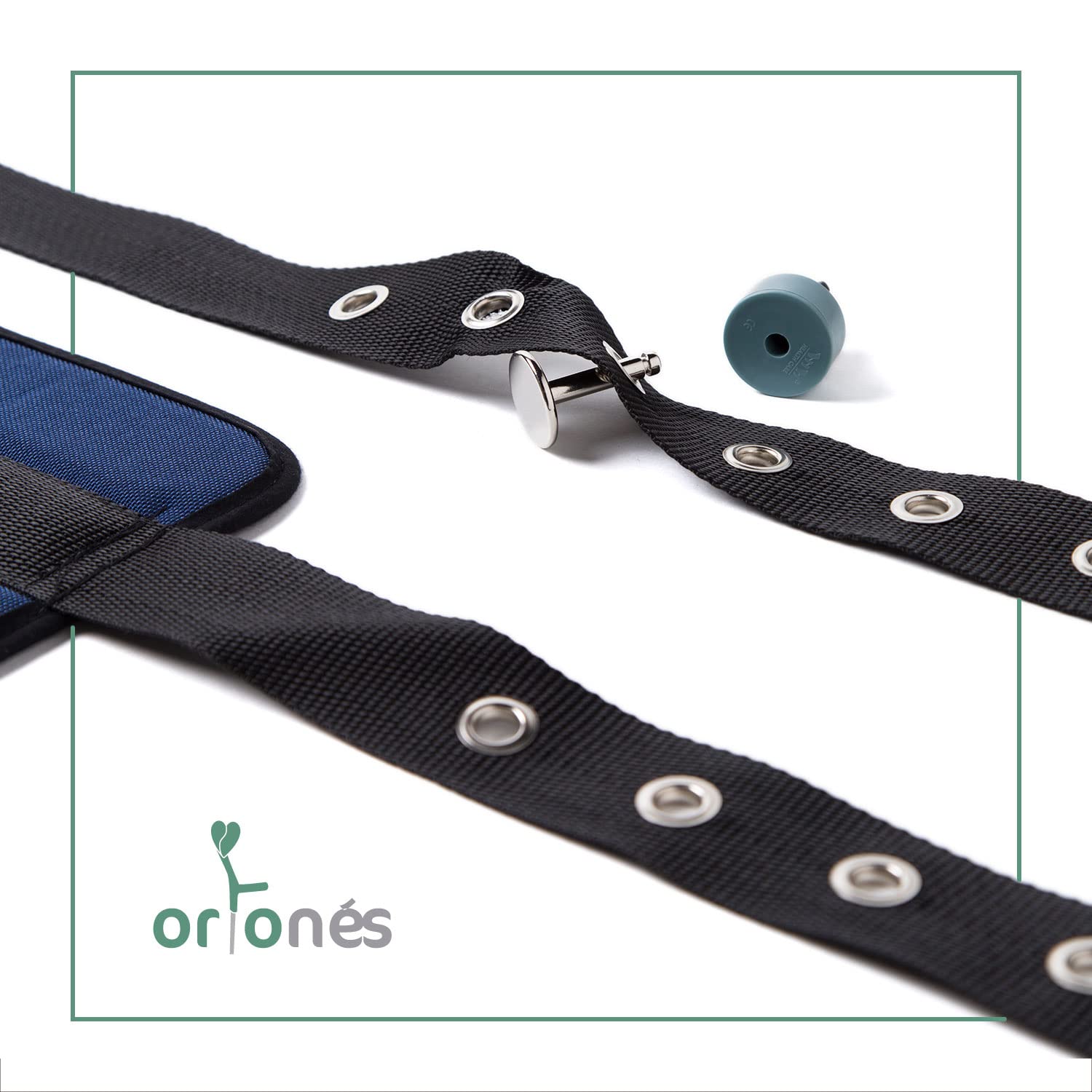 Cinturón de Sujeción Abdominal con Cierre Magnético para Silla de Ruedas, Silla Geriátrica o Sillón | Extralargo: 300 cm | Acolchado | Arnés para Silla de Ruedas Ancianos | Talla Única