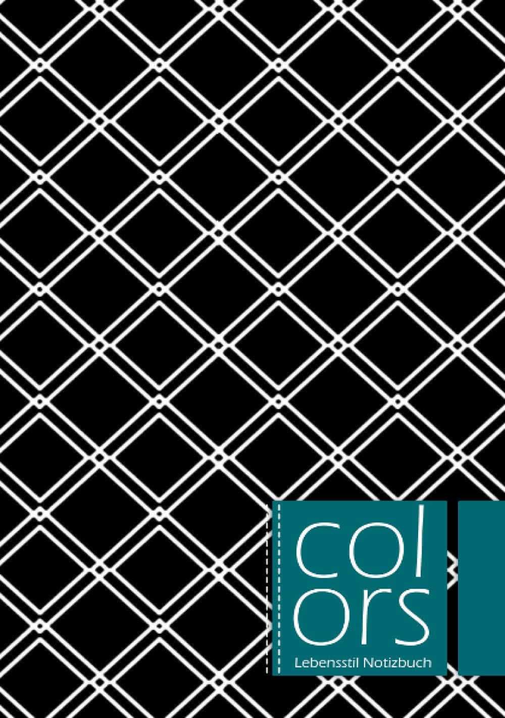 Farben Lifestyle-Notizbuch / Farben Lifestyle-Notizbuch, handgezeichnet, einzigartiges Muster-Cover-Design, mit gepunkteten Linien, 180 Seiten, Größe A5, Buch 4.