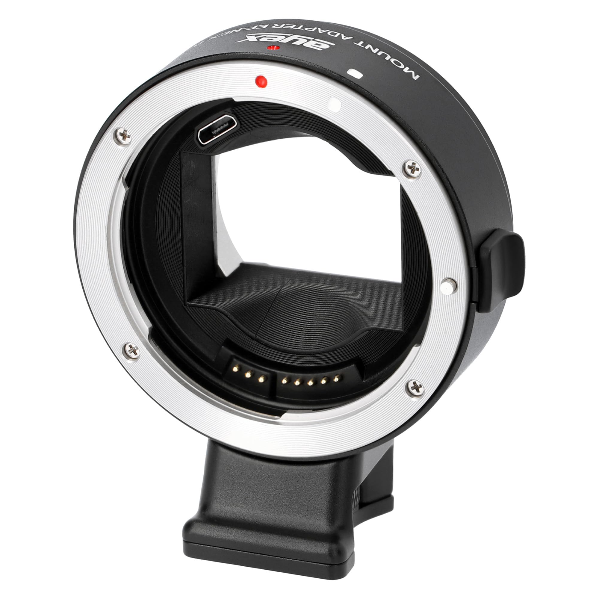 ayex Adattatore per obiettivo compatibile con obiettivi Canon EF, compatibile con fotocamere Sony E-Mount Dual Autofocus Control & is Stabilizzazione EF-NEX IV EF-E IV