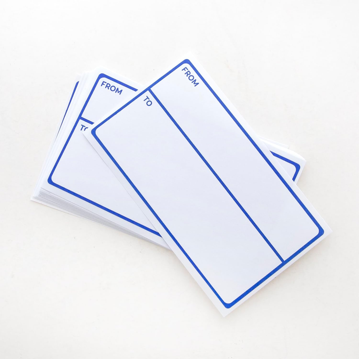 BAZIC Products Mailing Label 4 1/2" x 2 1/2" Self Adhesive Shipping Labels, Easy to Peel Address Labels, Matte White (25/Pack), 24-Packs