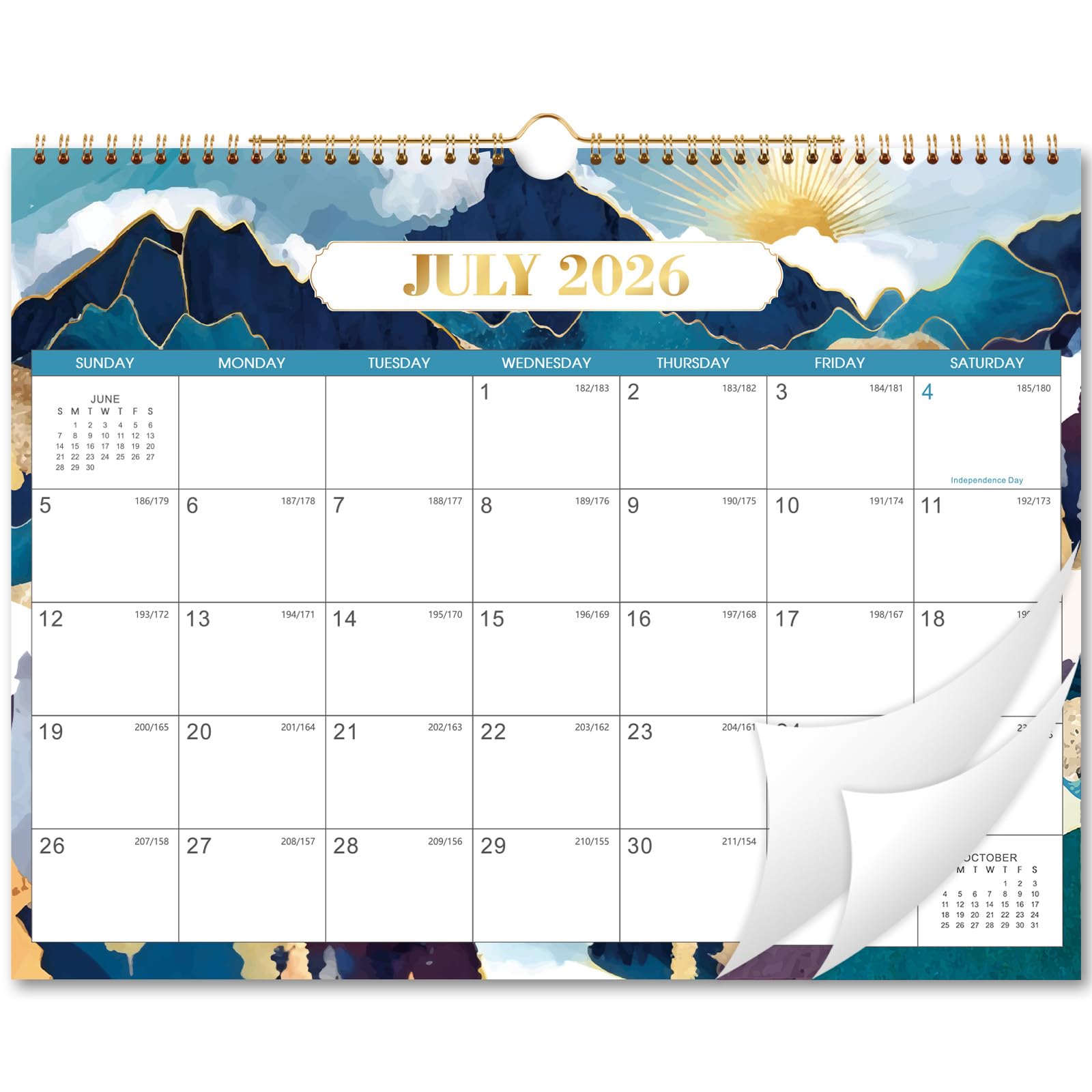 Amazon.com: 2026-2027 Wall Calendar - July 2026 - December 2027