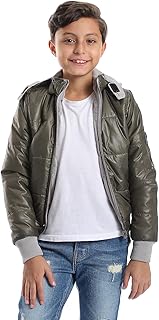 جاكيت بسوستة إغلاق وقابل للارتداء على الوجهين للأولاد من اندورا - 36W24B0403