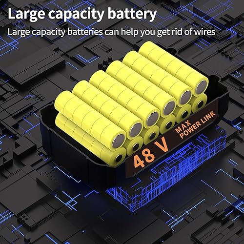 Miniatura 4 de Lavadora a presión inalámbrica, lavadora a presión portátil 970PSI con boquilla 6 en 1, lavadora a presión ajustable de 3 velocidades con batería,