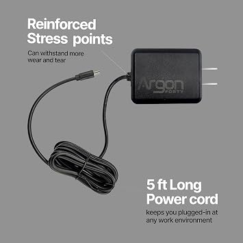 Argon 5.25V 3A Power Supply for Raspberry Pi 3 & Zero - Micro USB, UL